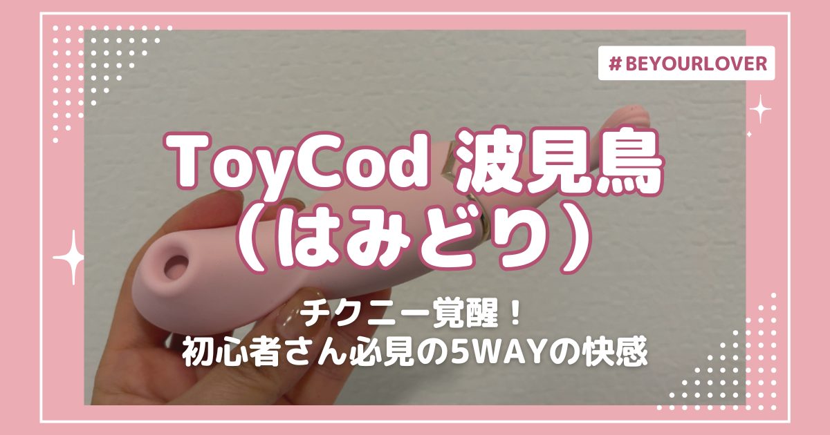 oyCod 波見鳥（はみどり）でチクニー覚醒！初心者さん必見の5WAYの快感を正直レポ